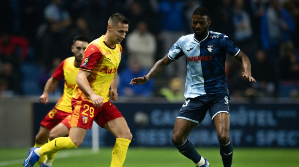 Ligue 1: Lens tenu en échec au Havre