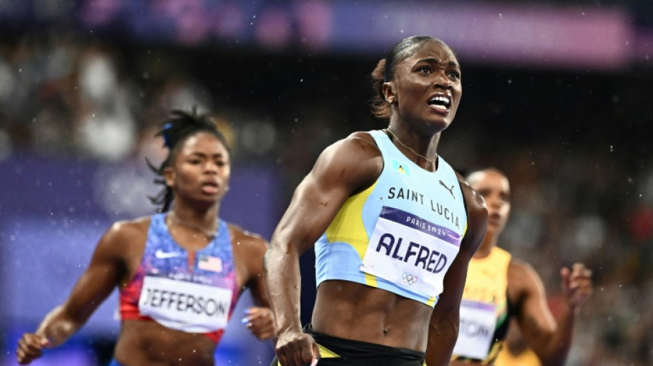 History in Paris as Alfred storms to 100m crown, Biles bags Olympic triple