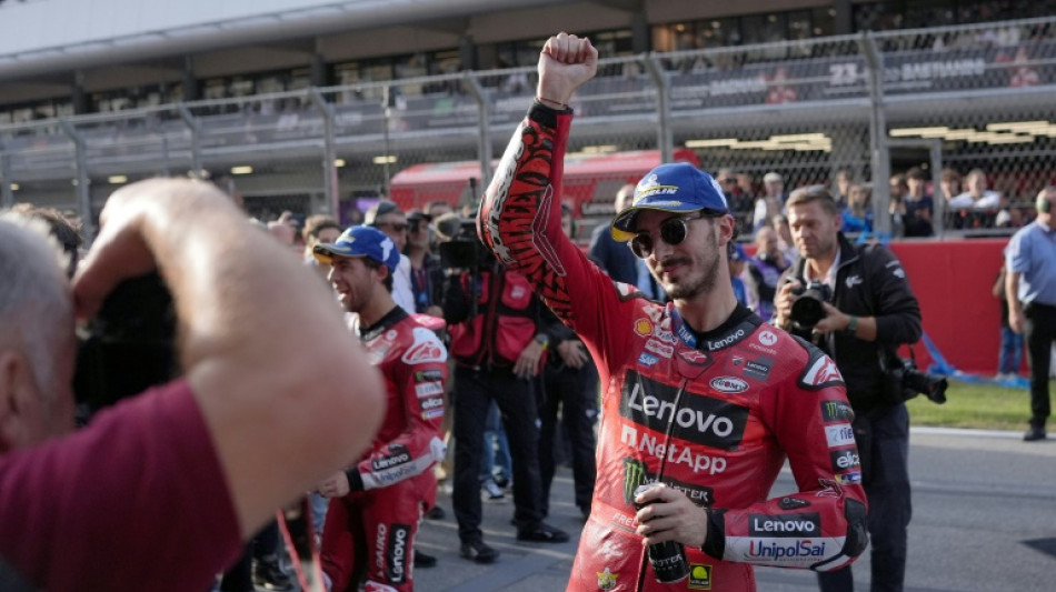 Bagnaia wins Barcelona MotoGP sprint to take season to final race