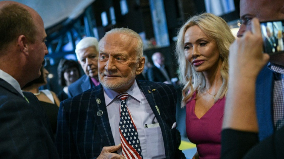 Buzz Aldrin, second man on the Moon, marries on 93rd birthday