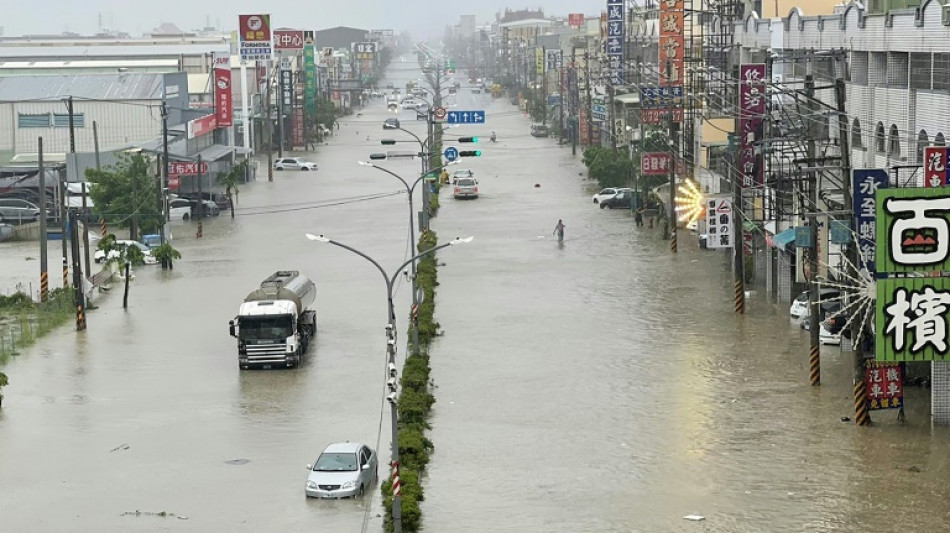 Deadly typhoon hits Taiwan, 9 sailors missing after ship sinks