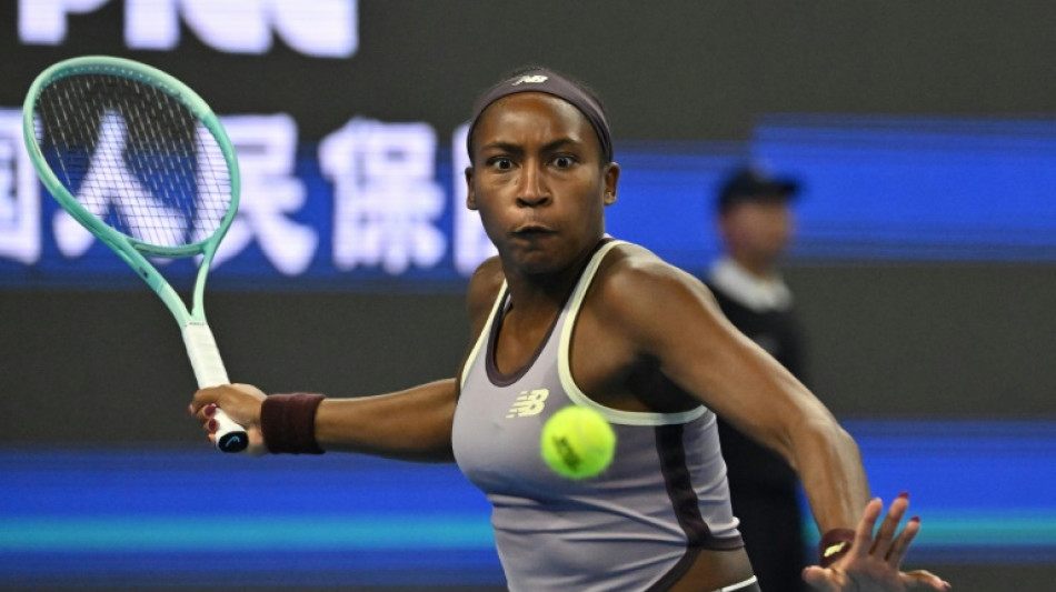 WTA: Gauff qualifiée pour les demi-finales à Pékin