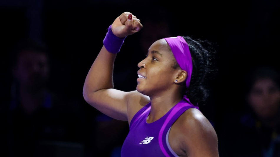 Gauff fights back to beat Zheng for WTA Finals title