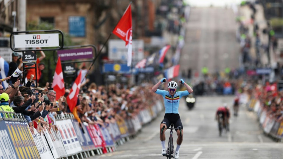 Mondiaux de cyclisme: la Belge Lotte Kopecky sacrée championne du monde sur route