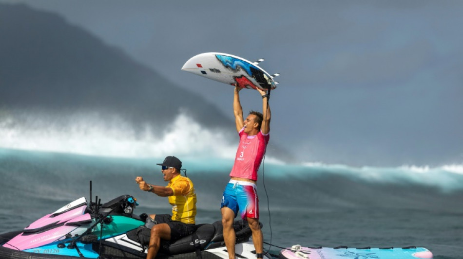 France's surfing champion Vaast says 'life force' helped him win