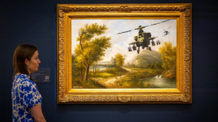 Bansky works belonging to Robbie Williams sold at auction