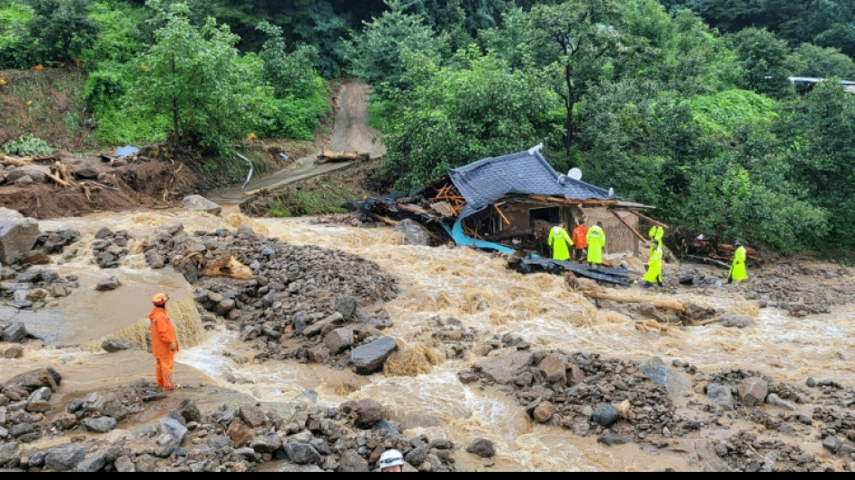 Inundaciones dejan 22 muertos en Corea del Sur