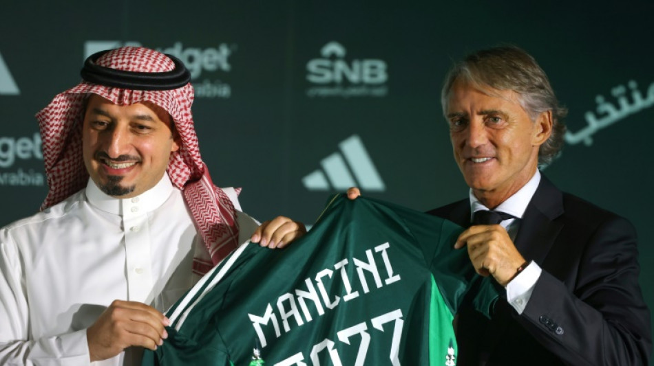 Foot: Mancini vise la Coupe d'Asie avec l'Arabie saoudite