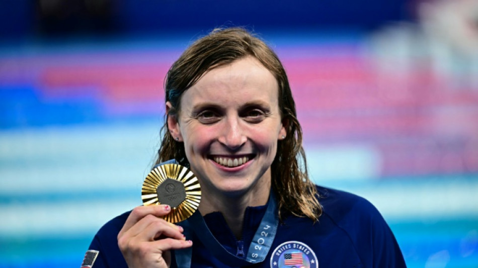 Ledecky makes Olympic history as McIntosh stars again in pool