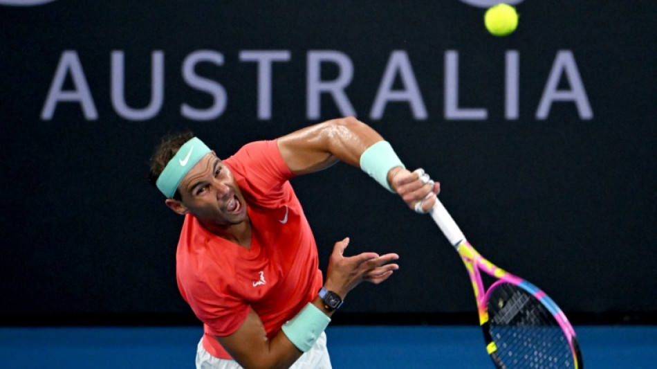 Tennis: Nadal, pour son retour, cale en quart de finale à Brisbane