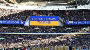 Wembley turns yellow and blue for Ukraine at League Cup final