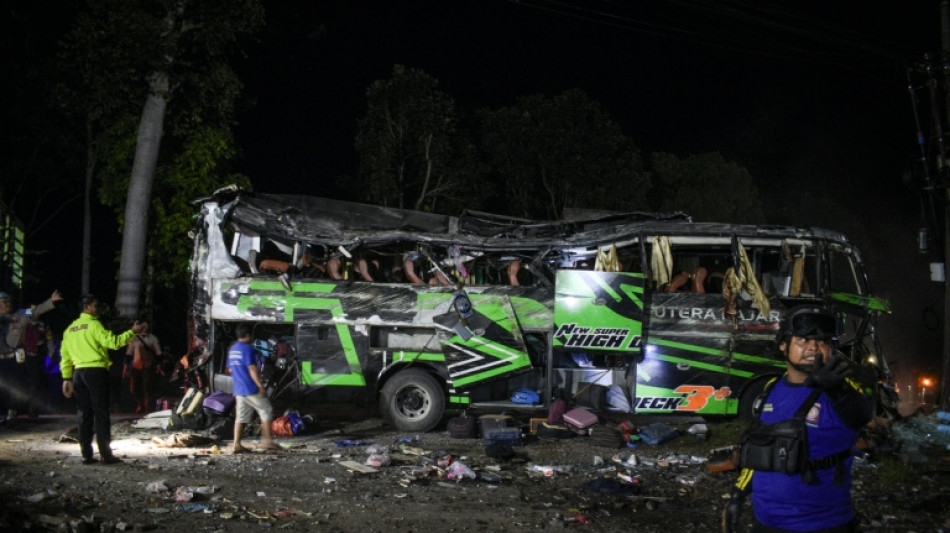 Indonesia school bus crash kills 11, dozens injured