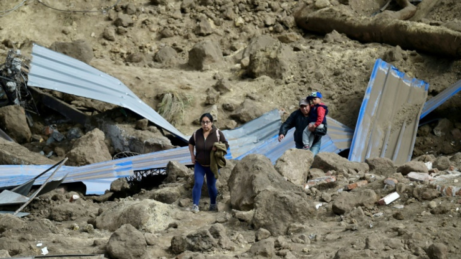 Ecuador landslide death toll rises to 14, dozens missing