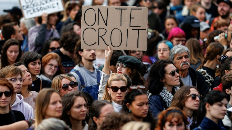 Protestas en Francia en apoyo a Gisèle Pelicot, víctima de violaciones múltiples