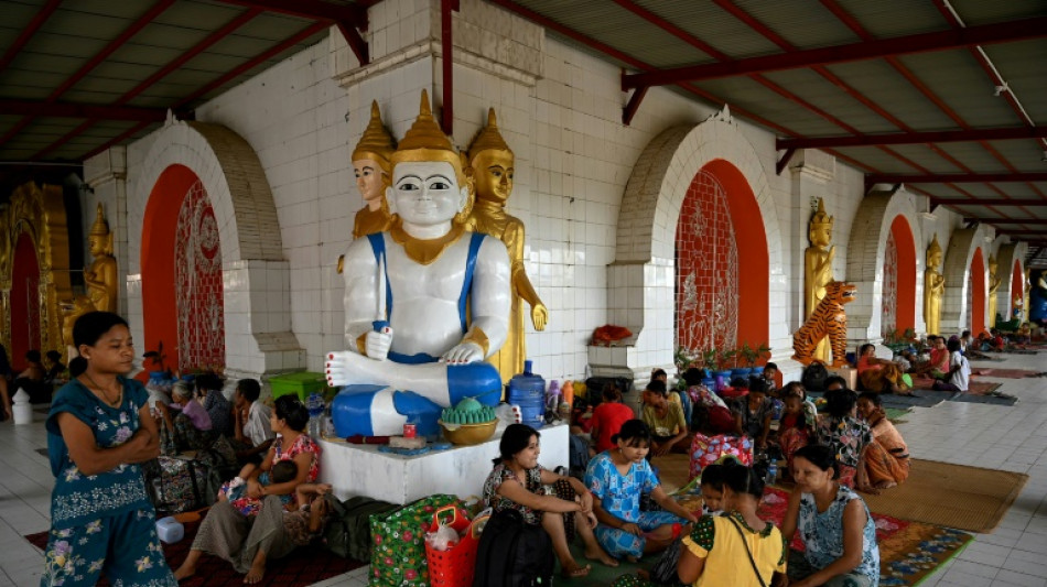 Families seek shelter in Myanmar as Cyclone Mocha approaches