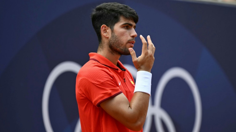 Alcaraz into Olympics final as Djokovic battles to save gold dream