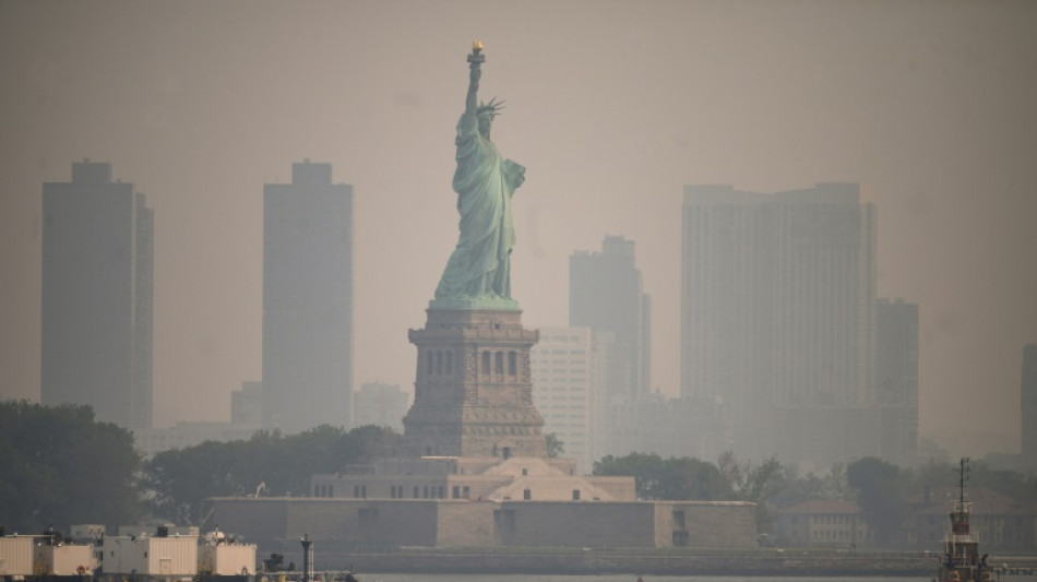 New York plongée dans une atmosphère irrespirable à cause d'incendies au Québec