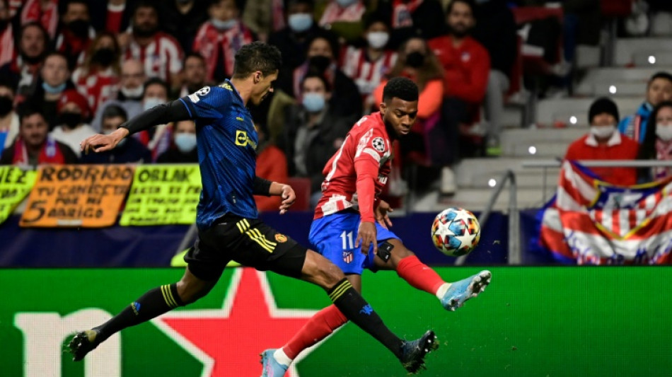 Foot/C1: le choc des 8e aller entre l'Atletico Madrid et Manchester United se termine sur un match nul (1-1)  