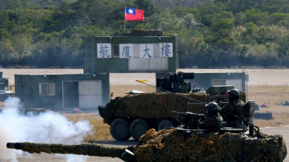 Taïwan: exercices d'artillerie simulant la défense contre une invasion chinoise