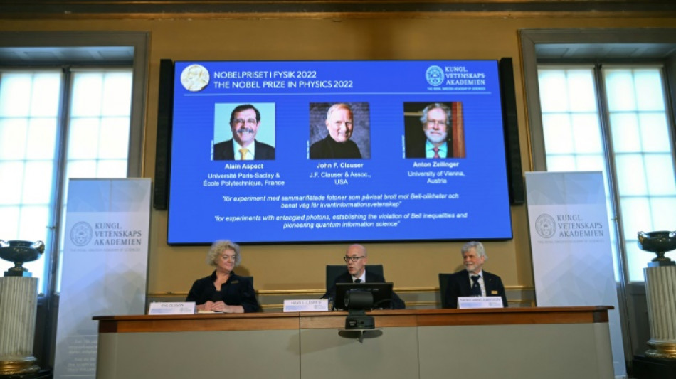 Le Nobel de physique à un trio franco-austro-américain 