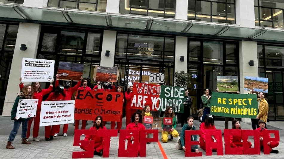 Paris protest against TotalEnergies East Africa oil pipeline