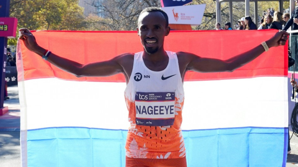 Dutchman Nageeye and Kenya's Chepkirui win at New York Marathon