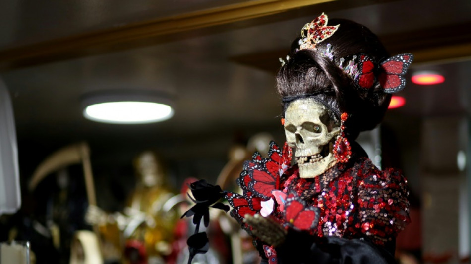 Skeleton saint Santa Muerte attracts devotees among US Latinos