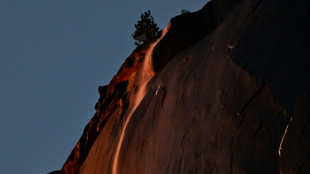 Sun sets waterfall ablaze in Yosemite 'firefall'