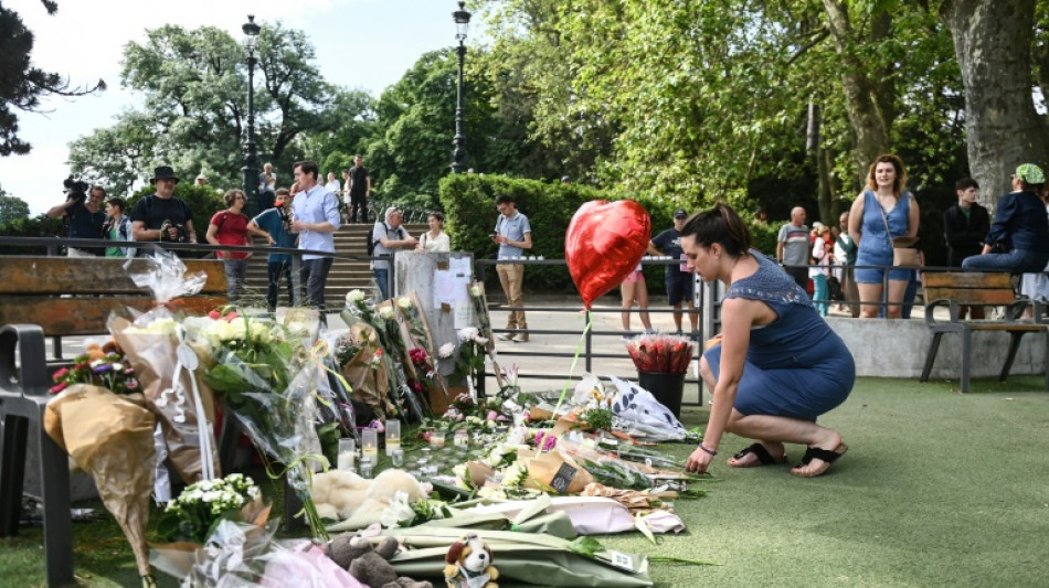 Macron visits children wounded in France knife attack