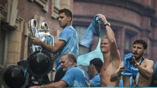 Angleterre: la liesse de Manchester City pas douchée par la pluie