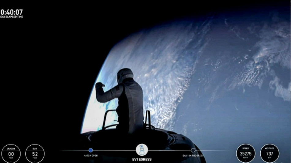 SpaceX marque l'Histoire avec la première sortie spatiale privée