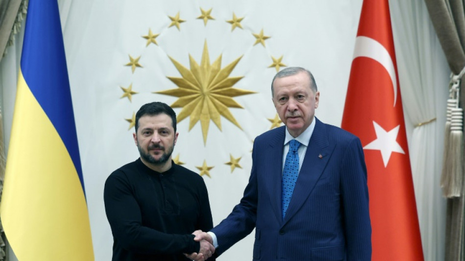 Zelensky meets Turkey's Erdogan amid US shift on Ukraine