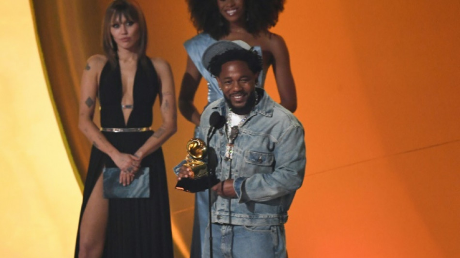 Kendrick Lamar wins Record of the Year Grammy for 'Not Like Us'