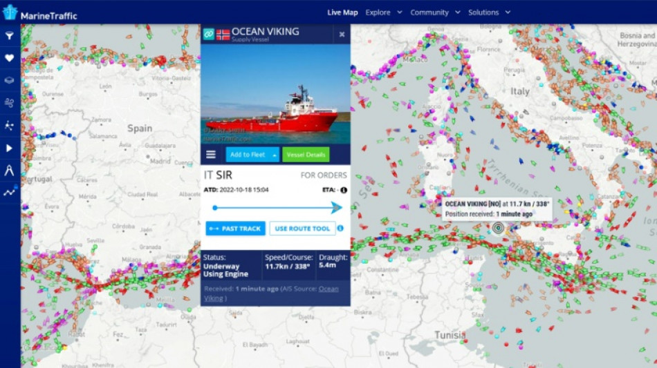 Bras de fer entre Paris et Rome sur l'Ocean Viking, navire humanitaire bloqué en mer