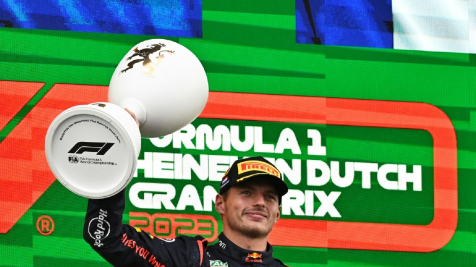 F1/Pays-Bas: 9e victoire consécutive pour Max Verstappen