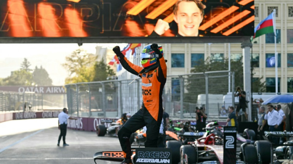 Cool Piastri wins in Baku as McLaren topple Red Bull in teams' title race