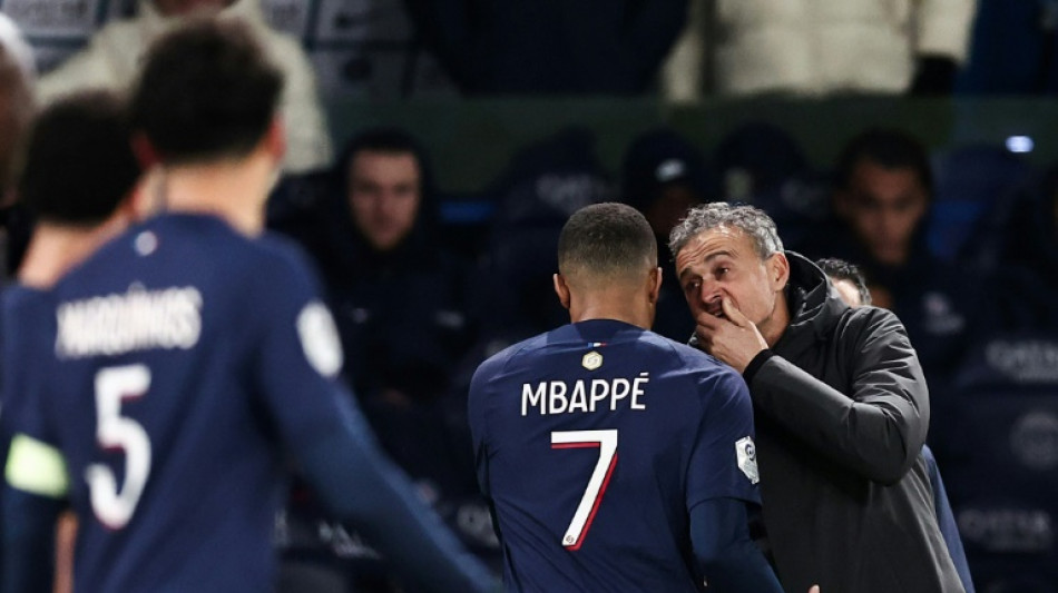 Foot: au PSG, ambiance tendue entre Kylian Mbappé et Luis Enrique