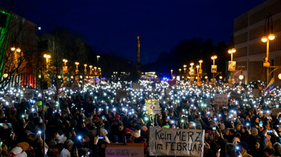 At least 160,000 rally in Berlin against far right