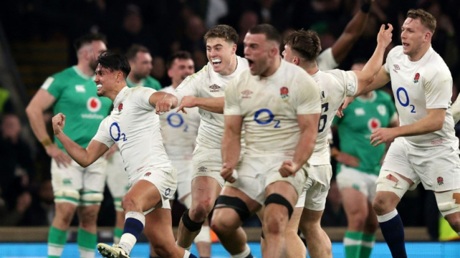 Six nations: l'Angleterre barre la route du Grand Chelem à l'Irlande