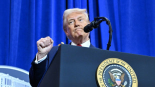 Trump blasts foes and media in speech at 'Department of Injustice'