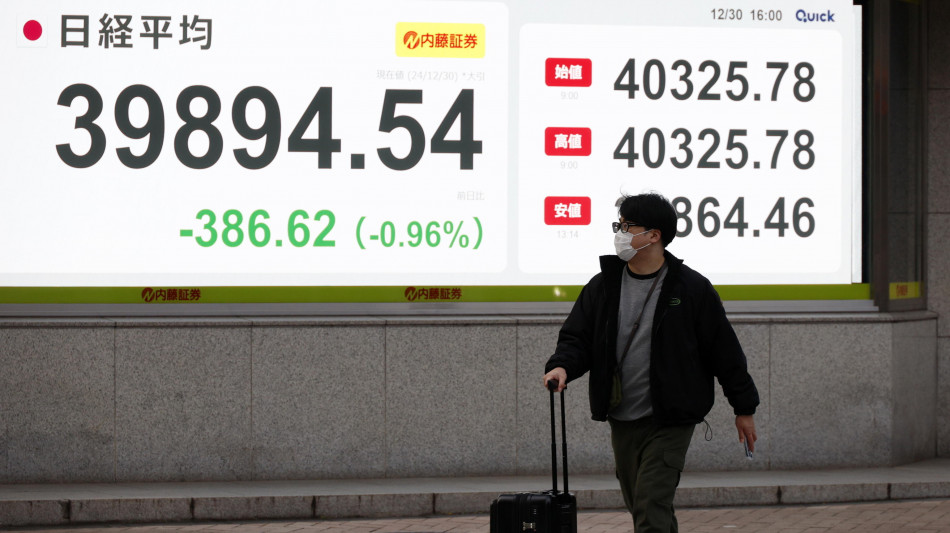 Borsa: Tokyo, apertura in lieve ribasso (-0,23%)