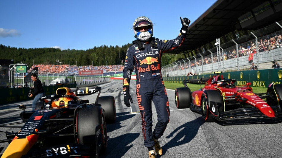 Verstappen takes Austrian sprint pole, misery for Mercedes