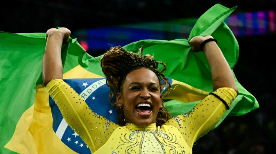 Brazil's Andrade brings out the best in Biles