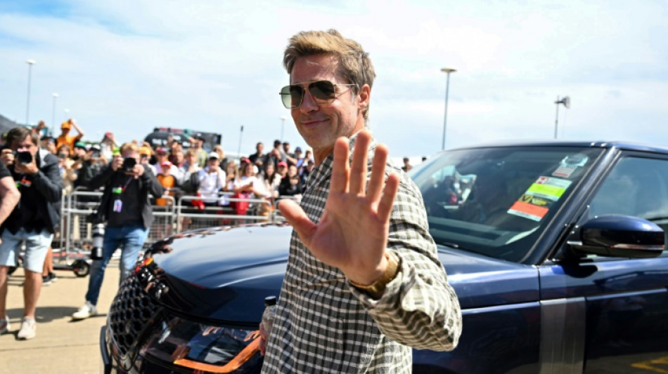 F1: Brad Pitt a été la star du paddock à Silverstone